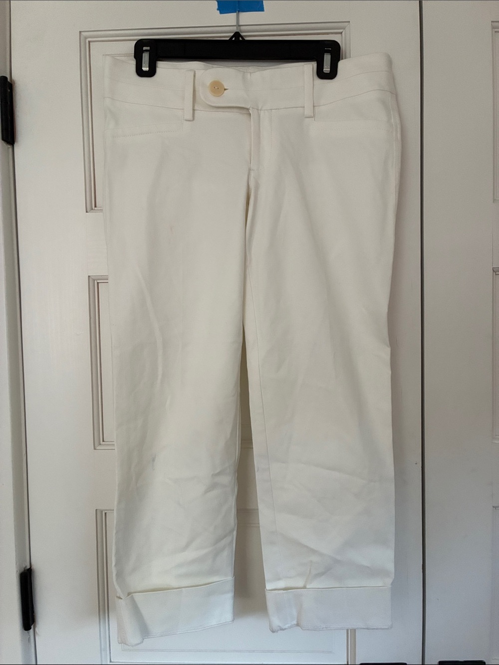 Lilly Pulitzer Vintage 2000s White Cropped Ankle Jeans